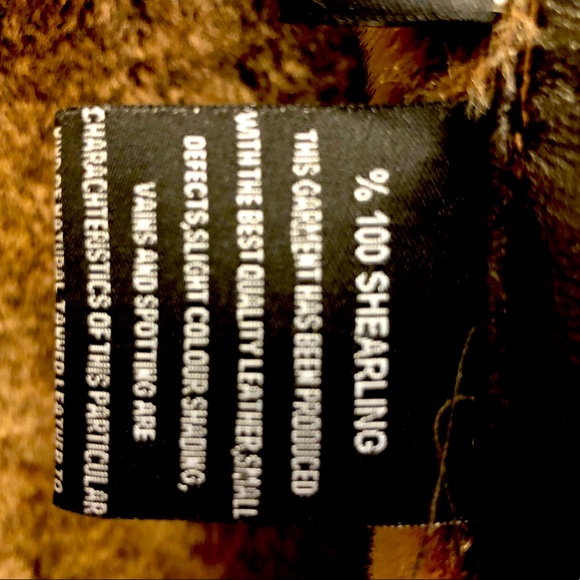 RM2 Shearling Jacket Brown - Picture 6 of 7